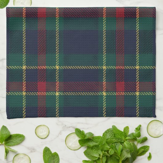 Aangepaste Buffalo Plaid Keuken Schotse stijl Theedoek (Gevouwen)