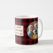 Aangepaste Buffel Plaid Koffiemok (Voorkant rechts)