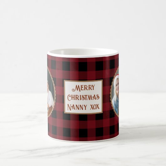 Aangepaste Buffel Plaid Koffiemok (Center)