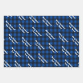 Aangepaste buffelbakkettest voor gebitsgingham voo inpakpapier vel (Voorkant 2)