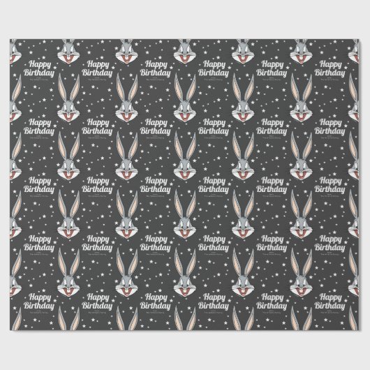 Aangepaste BUGS BUNNY™ Gelukkige Verjaardag Cadeaupapier (Vlak)