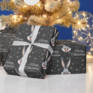 Aangepaste BUGS BUNNY™ Vrolijk kerstfeest Cadeaupapier
