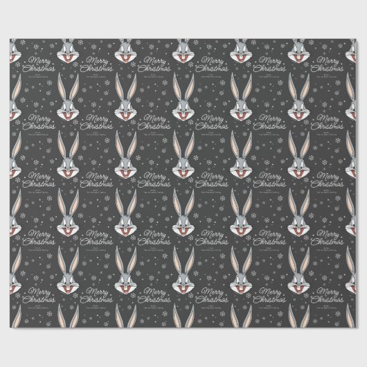 Aangepaste BUGS BUNNY™ Vrolijk kerstfeest Cadeaupapier (Vlak)