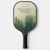 Aangepaste buiten sporten natuur liefhebbers bos d pickleball paddle (Voorkant)