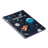 Aangepaste buitenruimteactiviteit in het melkwegst notitieboek (Rechterzijde)