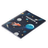 Aangepaste buitenruimteactiviteit in het melkwegst notitieboek (Linkerzijde)