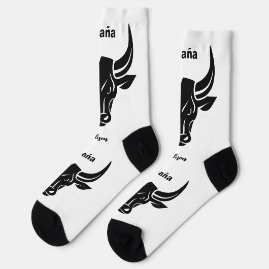 Aangepaste bulktekst met stijlen sokken (Links)