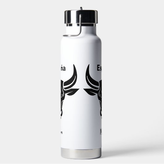 Aangepaste bulktekst met stijlen waterfles (Rechts)