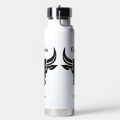 Aangepaste bulktekst met stijlen waterfles (Links)