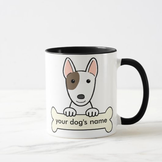 Aangepaste bull Terrier Mok (Rechts)
