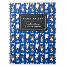 Aangepaste Bull Terrier Pattern Cute Dog Doodle