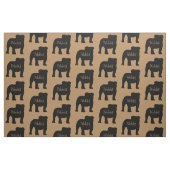 Aangepaste Bulldog Dog Fabric Stof (Fat Quarter)