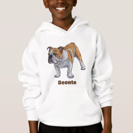 Aangepaste Bulldog Hoodie