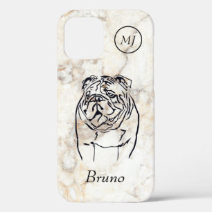 Aangepaste Bulldog Lover's Apple iPhone 12 Hoesje