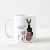 Aangepaste Bulldog Mama Coffee-Mok Koffiemok (Links)
