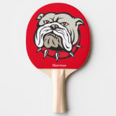 Aangepaste Bulldog Ping Pong Paddle Tafeltennisbatje (Voorkant)