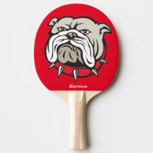 Aangepaste Bulldog Ping Pong Paddle
