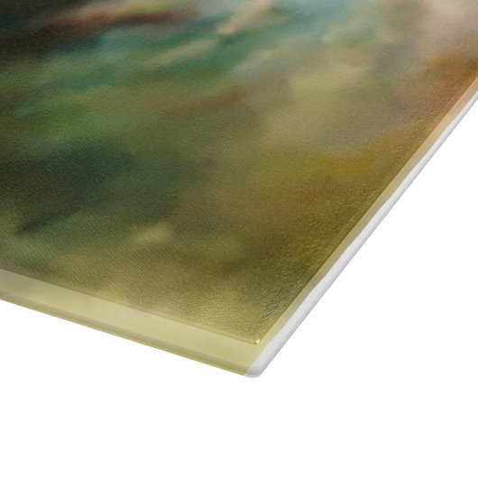 Aangepaste bulldog Waterverf schilderij Snijplank (Hoek)