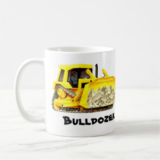 Aangepaste Bulldozer Construction Coffee Mok