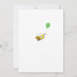 Aangepaste Bumble bee Verjaardag Kaart