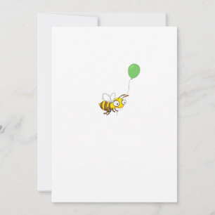 Aangepaste Bumble bee Verjaardag Kaart