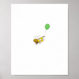 Aangepaste Bumble bee Verjaardag Poster
