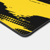 Aangepaste Bumblebee Geel Zwart Abstract Gaming Bureaumat (Hoek)