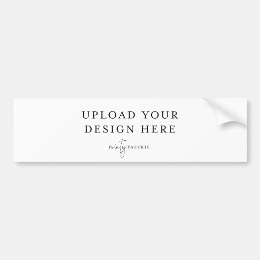 Aangepaste Bumpersticker (Voorkant)