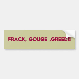 Aangepaste bumpersticker breuken