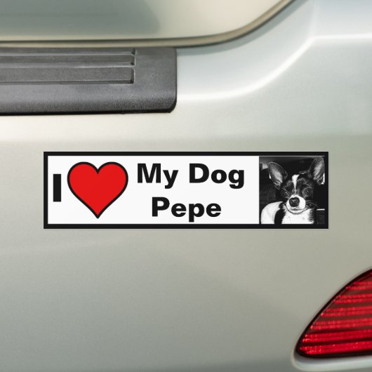 Aangepaste Bumpersticker voor gezelschapsdieren (Op auto)