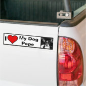 Aangepaste Bumpersticker voor gezelschapsdieren (Op Truck)