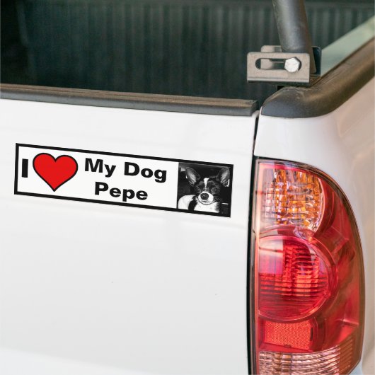 Aangepaste Bumpersticker voor gezelschapsdieren (Op Truck)