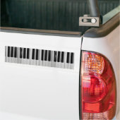 Aangepaste Bumpersticker voor pianotoetsenbord (Op Truck)