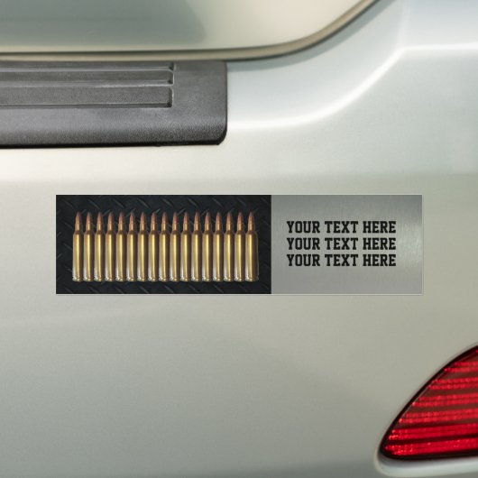 Aangepaste Bumpersticker voor Pistool voor massaja (Op auto)