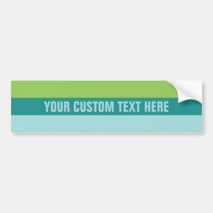 Aangepaste bumpersticker voor Stripes Pattern