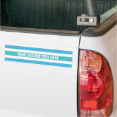 Aangepaste bumpersticker voor Stripes Pattern (Op Truck)