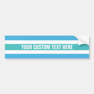 Aangepaste bumpersticker voor Stripes Pattern