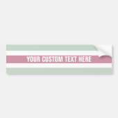 Aangepaste bumpersticker voor Stripes Pattern (Voorkant)