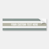 Aangepaste bumpersticker voor Stripes Pattern (Voorkant)