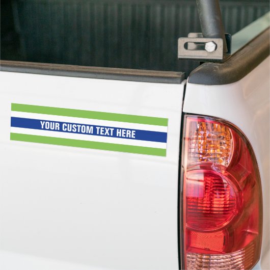 Aangepaste bumpersticker voor Stripes Pattern (Op Truck)