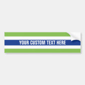Aangepaste bumpersticker voor Stripes Pattern (Voorkant)