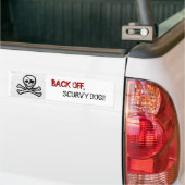 Aangepaste Bumpersticker voor vlag Pirate Flag (Op Truck)