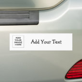 Aangepaste bumperstickers, logo, afbeelding en tek bumpersticker (Op auto)