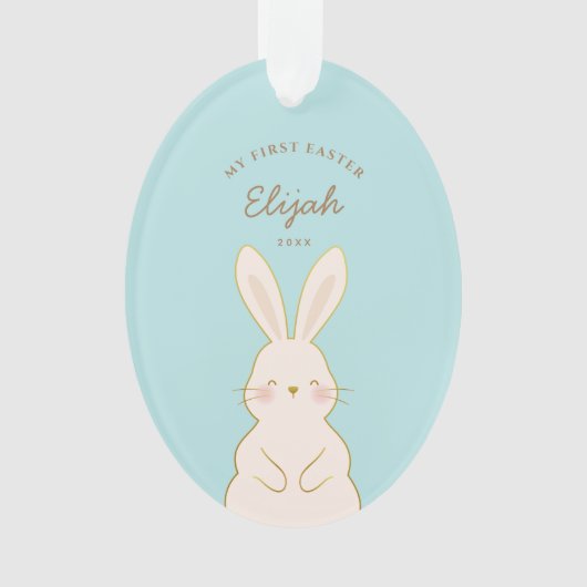 Aangepaste bunnies Pasen Ornament (voorkant)