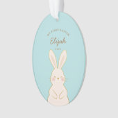 Aangepaste bunnies Pasen Ornament (voorkant)