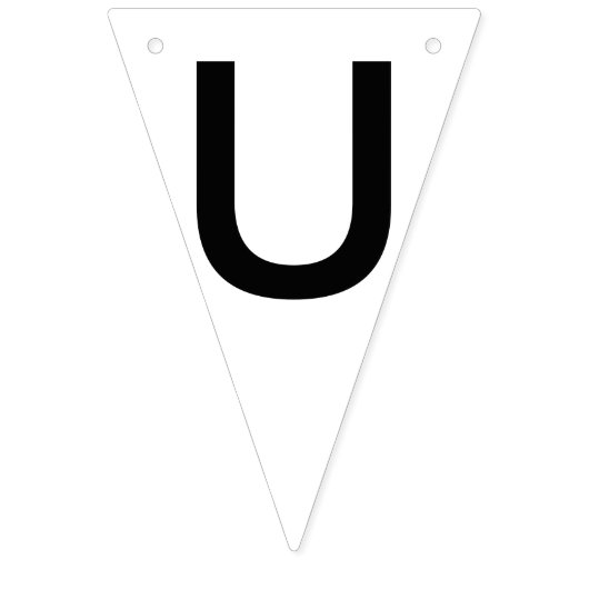 Aangepaste Bunting Banner - Klassieke driehoek (Derde vlag)