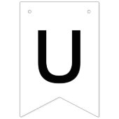 Aangepaste Bunting Banner - Swallowtail (Derde vlag)