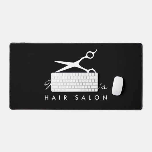 Aangepaste bureaumat voor kapsalon of kapperszaak (Keyboard & Muis)
