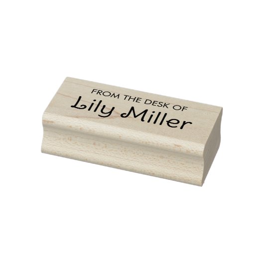 Aangepaste bureaunaam Rubber Stamp Rubberstempel (Stempel)