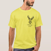 Aangepaste Business Branded Logo QR Scan Code Teks T-shirt (Voorkant)